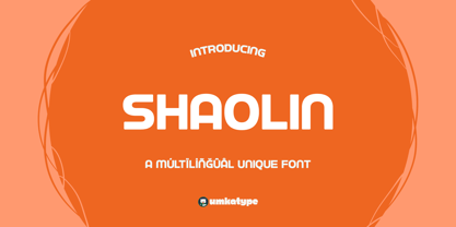 Shaolin Font Poster 1