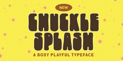 Chuckle Splash Font Poster 1