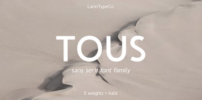 Tous Font Poster 1