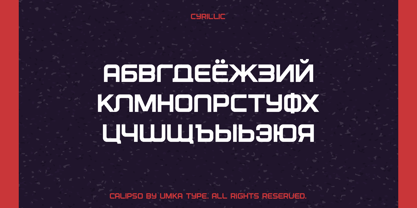 Calipso Font Poster 5