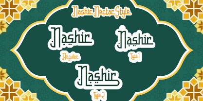 Nashir Nectar Font Poster 10