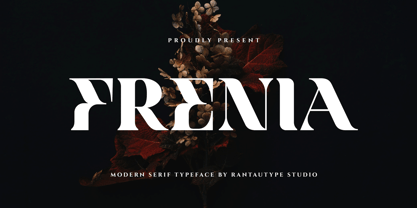 Frenia Font Poster 1