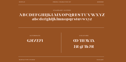 Frenia Font Poster 14