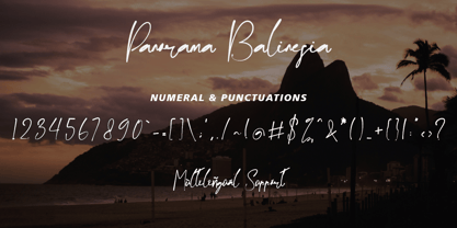 Panorama Balinesia Font Poster 8