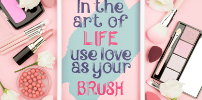 Brush Blitz Font Poster 4