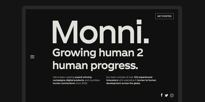 Monni Font Poster 7