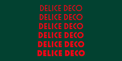 Delice Deco Font Poster 8