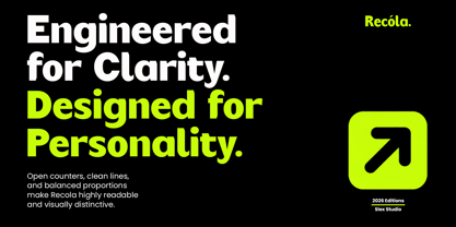 Recola Font Poster 13