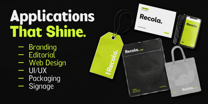 Recola Font Poster 8
