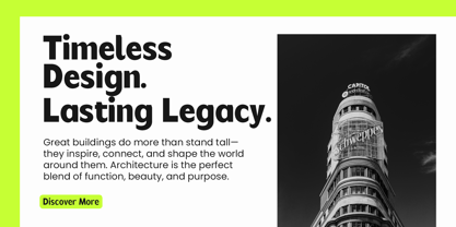 Recola Font Poster 2