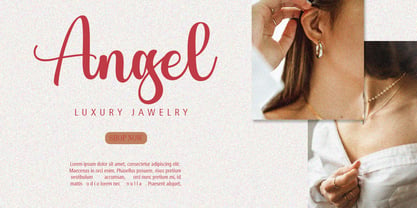 Beauty angel Script Font Poster 6