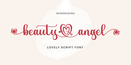 Beauty angel Script Font Poster 1