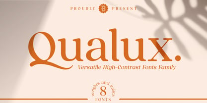 Qualux Font Poster 1