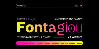 Fontagiou Font Poster 1