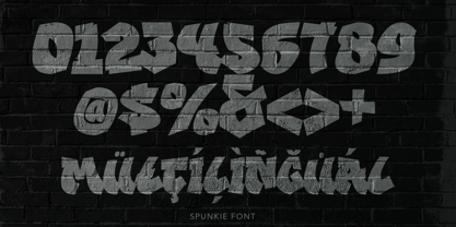 Spunkie Font Poster 5