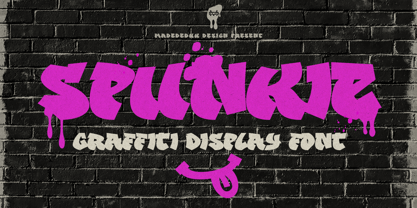 Spunkie Font Poster 1