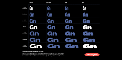 Gliker Font Poster 8