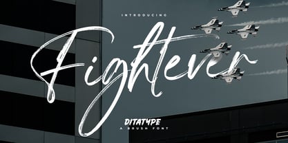 Fightever Font Poster 1