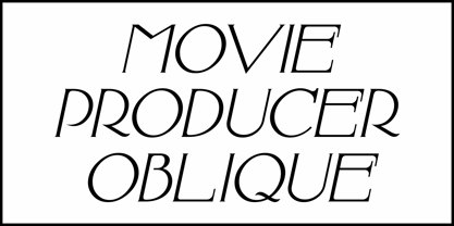Movie Producer JNL Font Poster 4