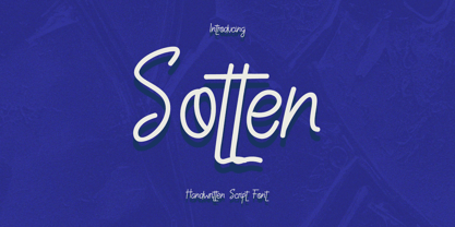 Sotten Font Poster 1