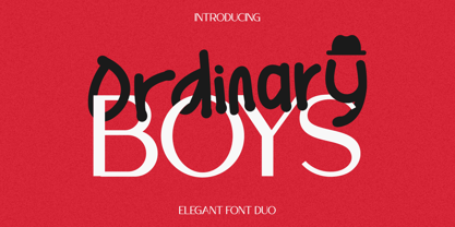 Ordinary Boys Font Poster 1
