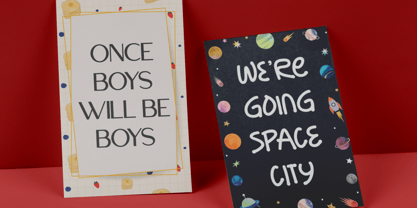 Ordinary Boys Font Poster 7