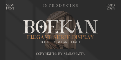 Bokean Font Poster 1