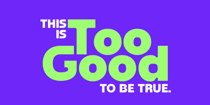 Gloxy Font Poster 10