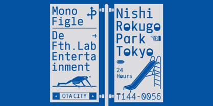 Mono Figle Font Poster 7