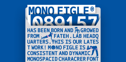 Mono Figle Font Poster 13