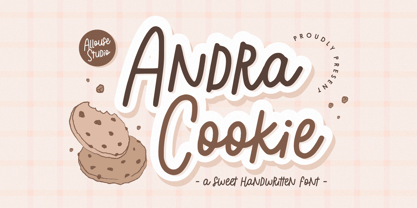 Andra Cookie Font Poster 1