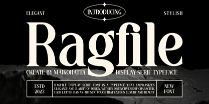 Ragfile Font Poster 1