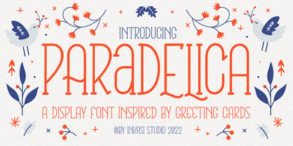 Paradelica Font Poster 1