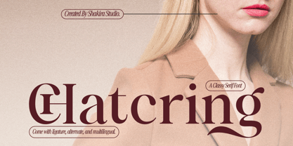 Chatcring Font Poster 1