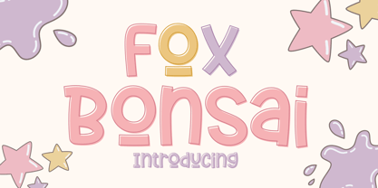 Fox Bonsai Font Poster 1