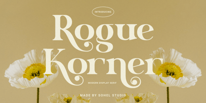 Rogue Korner Font Poster 1