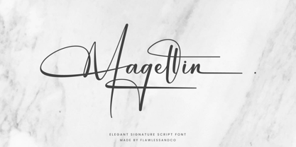 Magllin Font Poster 1