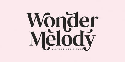 Wonder Melody Font Poster 1