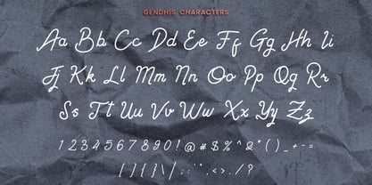 Gendhisan Font Poster 3