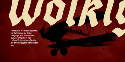 Wolkig Font Poster 2