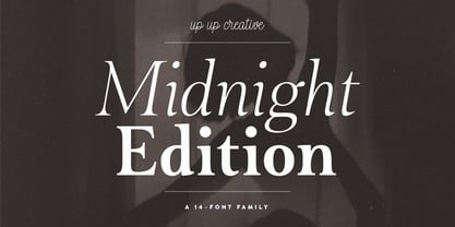 Midnight Edition Font Poster 1