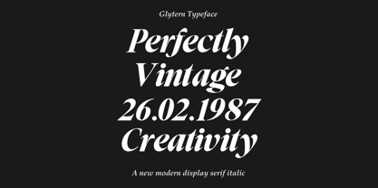 Glytern Font Poster 12