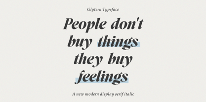 Glytern Font Poster 14