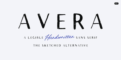 TC Avera Sans Sketch Font Poster 1