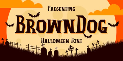 Brown Dog Font Poster 1