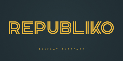 Republiko Font Poster 1