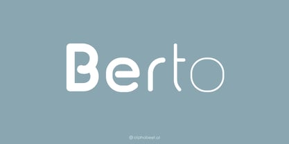 Berto Font Poster 7