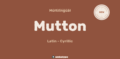 Mutton Font Poster 13