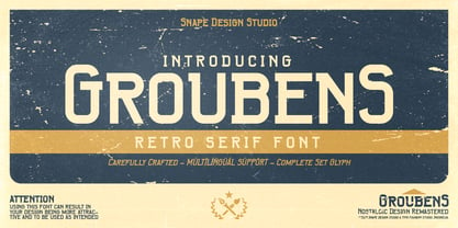 Groubens Font Poster 1