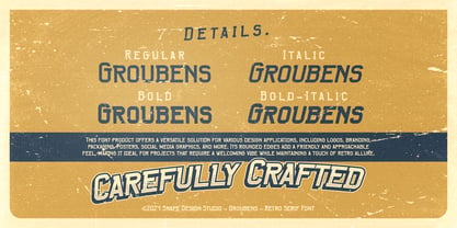 Groubens Font Poster 4